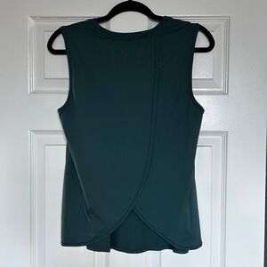 Athleta split-back Sleeveless Teal Top